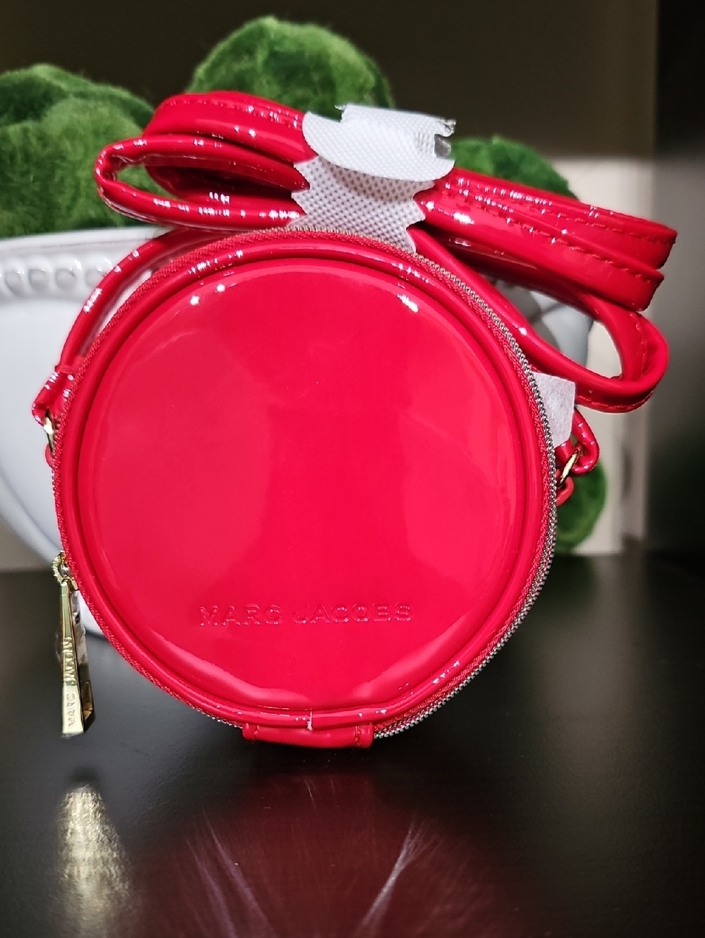 Marc Jacobs Micro Mini Patent Leather Canteen Crossbody Bag, New